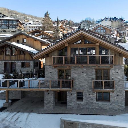 Chalet Spacieux Avec Bain Nordique, Hammam Et Vue Proche Des Pistes - Fr-1-570-66 Saint-Martin-de-Belleville Exterior foto